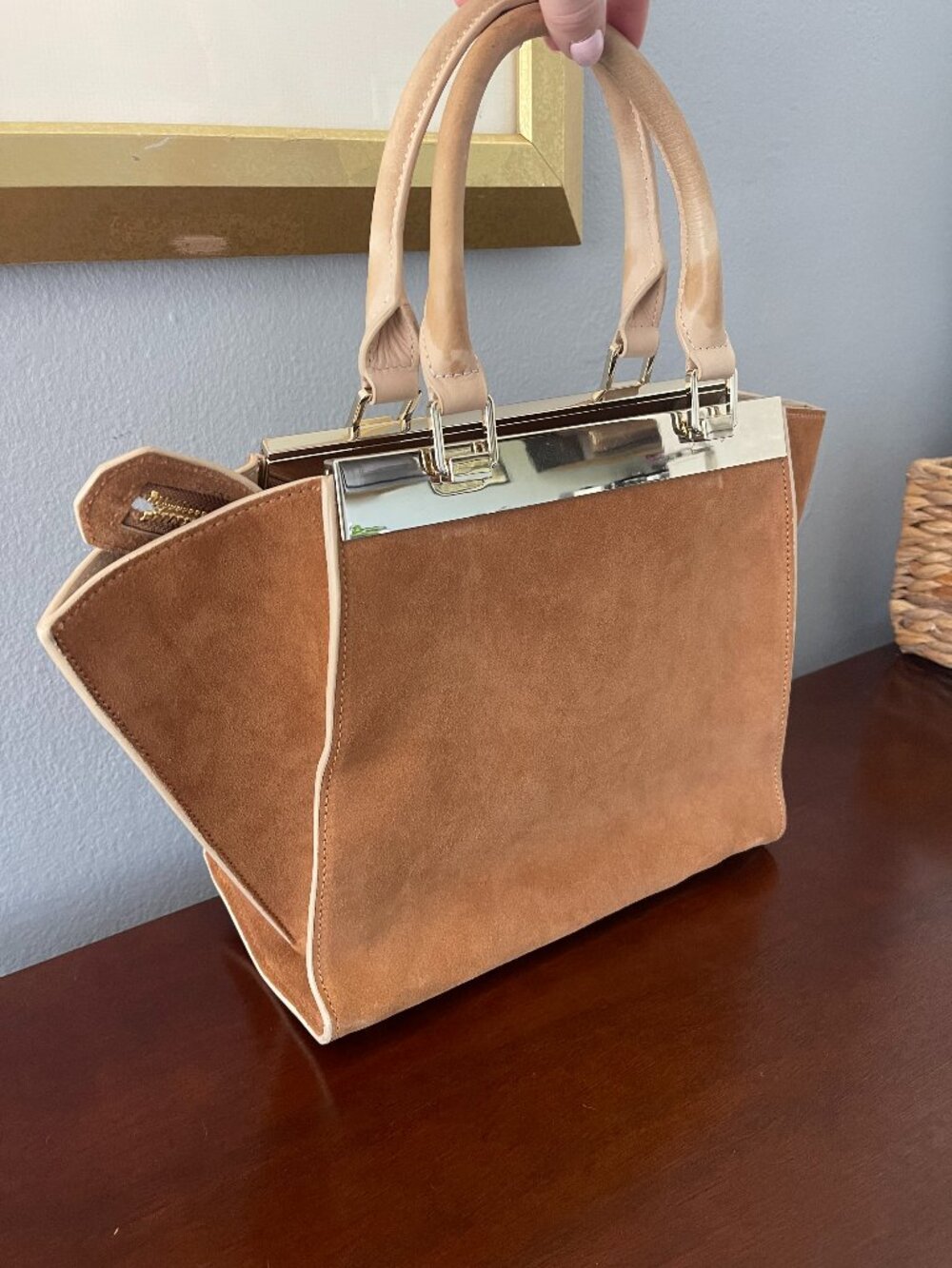 Alice + Olivia Suede Purse